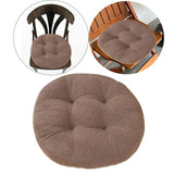 Maxbell Tatami Cushion Pillow Thickened Tatami Cushion for Office Dining Room Chairs light brown
