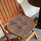 Maxbell Tatami Cushion Pillow Thickened Tatami Cushion for Office Dining Room Chairs light brown
