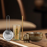 Maxbell Matcha Set Sturdy Japanese Tea Making Tools Sifter Bamboo Spoon Complete Kit Green