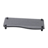 Maxbell Water Absorbent Pad Sponge Holder Rack Mat Nonslip Organizer Sink Drying Mat Deep Gray