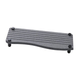 Maxbell Water Absorbent Pad Sponge Holder Rack Mat Nonslip Organizer Sink Drying Mat Deep Gray