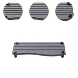 Maxbell Water Absorbent Pad Sponge Holder Rack Mat Nonslip Organizer Sink Drying Mat Deep Gray