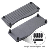 Maxbell Water Absorbent Pad Sponge Holder Rack Mat Nonslip Organizer Sink Drying Mat Deep Gray