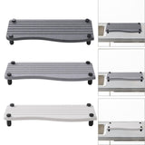 Maxbell Water Absorbent Pad Sponge Holder Rack Mat Nonslip Organizer Sink Drying Mat Deep Gray