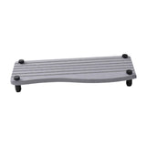 Maxbell Water Absorbent Pad Sponge Holder Rack Mat Nonslip Organizer Sink Drying Mat Gray