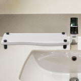 Maxbell Water Absorbent Pad Sponge Holder Rack Mat Nonslip Organizer Sink Drying Mat White
