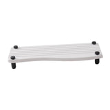 Maxbell Water Absorbent Pad Sponge Holder Rack Mat Nonslip Organizer Sink Drying Mat White