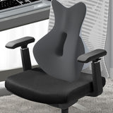 Maxbell Back Lumbar Support Cushion Trendy for Working Chin and Neck Support Driving Black