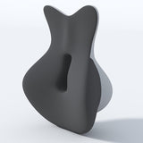 Maxbell Back Lumbar Support Cushion Trendy for Working Chin and Neck Support Driving Black