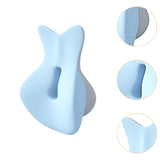 Maxbell Back Lumbar Support Cushion Trendy for Working Chin and Neck Support Driving Blue