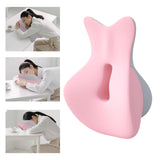 Maxbell Back Lumbar Support Cushion Trendy for Working Chin and Neck Support Driving Pink