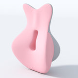 Maxbell Back Lumbar Support Cushion Trendy for Working Chin and Neck Support Driving Pink