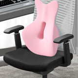 Maxbell Back Lumbar Support Cushion Trendy for Working Chin and Neck Support Driving Pink