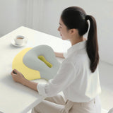 Maxbell Back Lumbar Support Cushion Trendy for Working Chin and Neck Support Driving Yellow