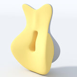 Maxbell Back Lumbar Support Cushion Trendy for Working Chin and Neck Support Driving Yellow