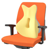 Maxbell Back Lumbar Support Cushion Trendy for Working Chin and Neck Support Driving Yellow