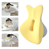 Maxbell Back Lumbar Support Cushion Trendy for Working Chin and Neck Support Driving Yellow
