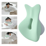Maxbell Back Lumbar Support Cushion Trendy for Working Chin and Neck Support Driving Green