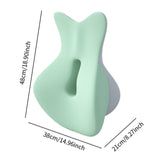 Maxbell Back Lumbar Support Cushion Trendy for Working Chin and Neck Support Driving Green