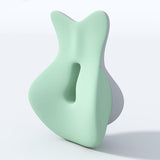 Maxbell Back Lumbar Support Cushion Trendy for Working Chin and Neck Support Driving Green