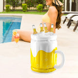 Maxbell Inflatable Cooler Ice Holder Cold Drink Container for BBQ Backyard Gathering
