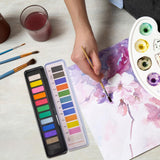 Maxbell Watercolor Paint Brush Set Portable Students Drawing Watercolor Painting Kit