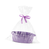 Maxbell Small Woven Basket Pet Toy Basket Home Decor Gift Basket for Storage Wedding Purple