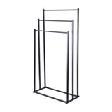 Maxbell Standing Towel Rack 3 Tier Home Towel Shelf for Household Hotel Laundry Room black