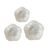 Maxbell 3 Pieces Flower Shape Plate Dessert Plate for Kitchen Dining Room Home Decor