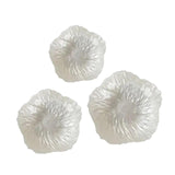 Maxbell 3 Pieces Flower Shape Plate Dessert Plate for Kitchen Dining Room Home Decor