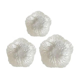 Maxbell 3 Pieces Flower Shape Plate Dessert Plate for Kitchen Dining Room Home Decor