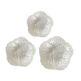 Maxbell 3 Pieces Flower Shape Plate Dessert Plate for Kitchen Dining Room Home Decor