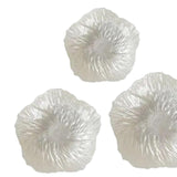 Maxbell 3 Pieces Flower Shape Plate Dessert Plate for Kitchen Dining Room Home Decor