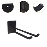 Maxbell Garage Storage Hook Wall Mount Paddle Rack for Tire Garden Tools Canoe black