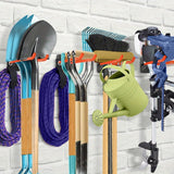 Maxbell Garage Storage Hook Wall Mount Paddle Rack for Tire Garden Tools Canoe orange