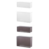 Maxbell Toilet Paper Holder Wall Mounted Stable Organizer for Bathroom Kitchen Hotel White S