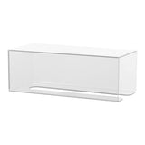 Maxbell Toilet Paper Holder Wall Mounted Stable Organizer for Bathroom Kitchen Hotel White S