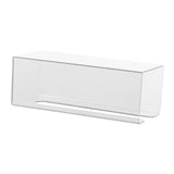Maxbell Toilet Paper Holder Wall Mounted Stable Organizer for Bathroom Kitchen Hotel White S