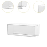 Maxbell Toilet Paper Holder Wall Mounted Stable Organizer for Bathroom Kitchen Hotel White S