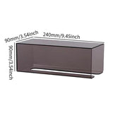 Maxbell Toilet Paper Holder Wall Mounted Stable Organizer for Bathroom Kitchen Hotel Black S