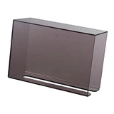 Maxbell Toilet Paper Holder Wall Mounted Stable Organizer for Bathroom Kitchen Hotel Black L