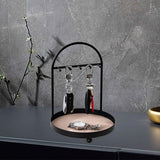 Maxbell Desktop Jewelry Organizer Key Bowl Key Holder for Entryway Cufflinks Entrance Beige