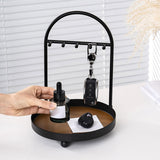 Maxbell Desktop Jewelry Organizer Key Bowl Key Holder for Entryway Cufflinks Entrance Brown