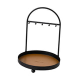 Maxbell Desktop Jewelry Organizer Key Bowl Key Holder for Entryway Cufflinks Entrance Brown