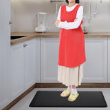 Maxbell Kitchen Mat Non Slip Comfort Decorative Kitchen Rug for Workshop Sink Office Black S