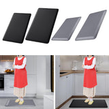 Maxbell Kitchen Mat Non Slip Comfort Decorative Kitchen Rug for Workshop Sink Office Black S