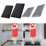 Maxbell Kitchen Mat Non Slip Comfort Decorative Kitchen Rug for Workshop Sink Office Black S
