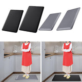 Maxbell Kitchen Mat Non Slip Comfort Decorative Kitchen Rug for Workshop Sink Office Black S
