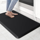 Maxbell Kitchen Mat Non Slip Comfort Decorative Kitchen Rug for Workshop Sink Office Black M