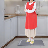 Maxbell Kitchen Mat Non Slip Comfort Decorative Kitchen Rug for Workshop Sink Office Gray S